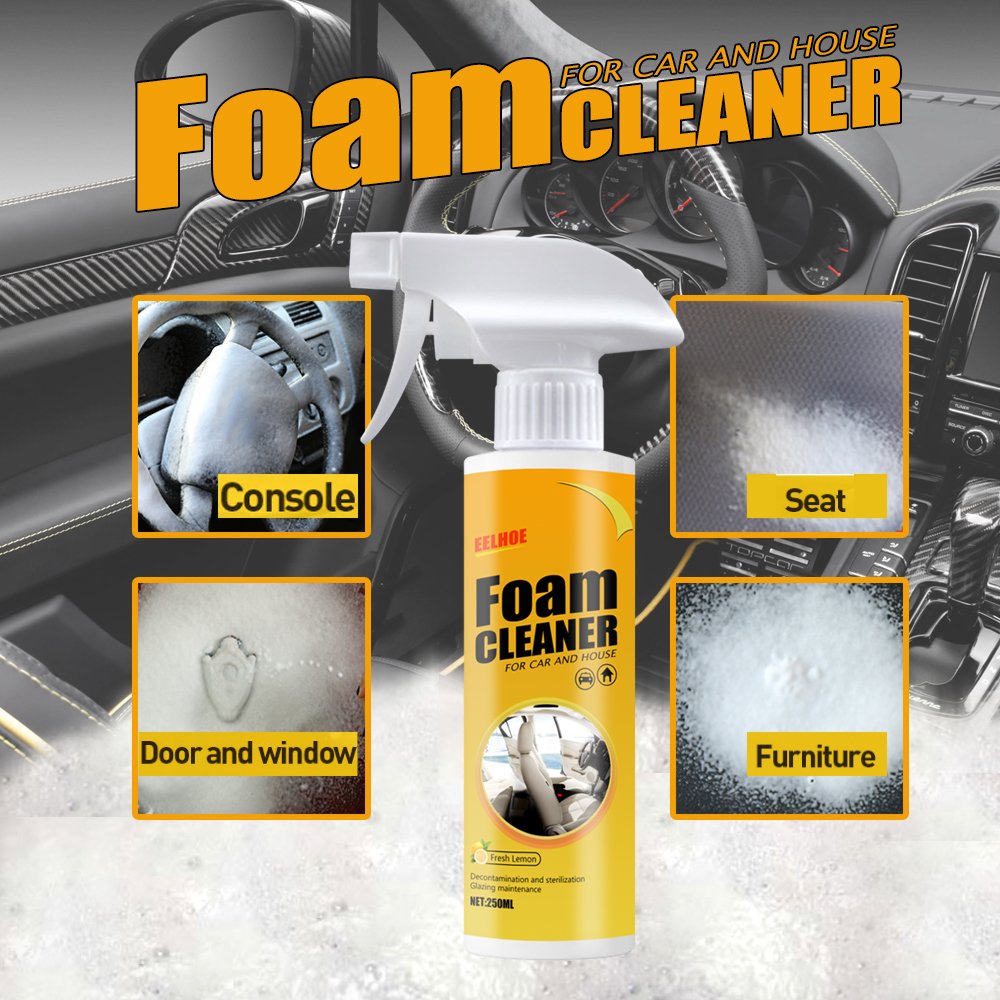 🧼Multi-Purpose Foam Cleaner (For Car, Kitchen, Bathroom, Interior & More)