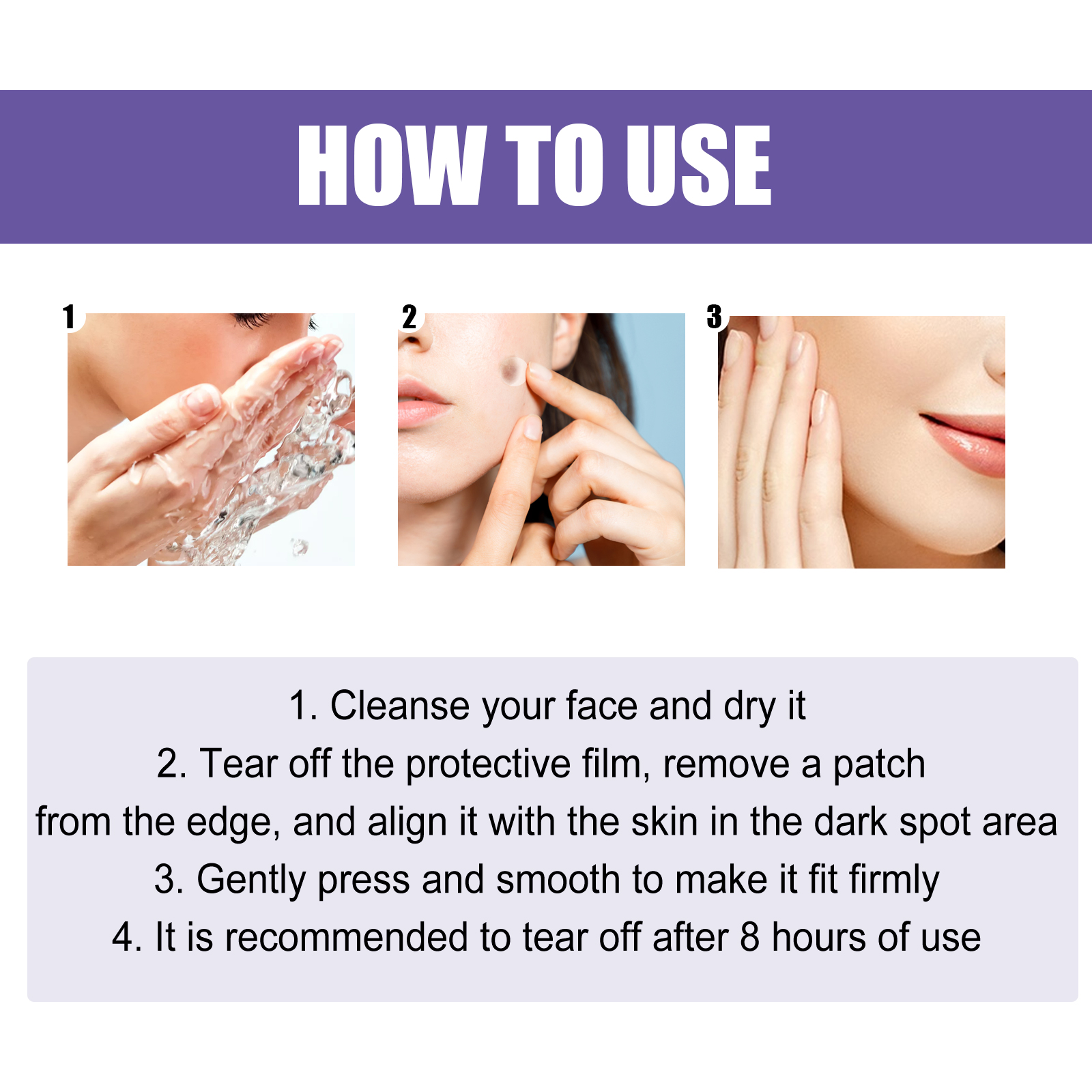 EELHOE spot patch lightens facial dark spots, chloasma, pigmentation, melanin, moisturizes and whitens skin spots-CLEJOY