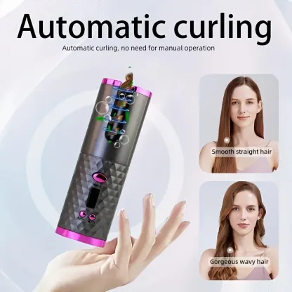 Achieve radiant, salon-quality waves with this fully automatic hair curler.