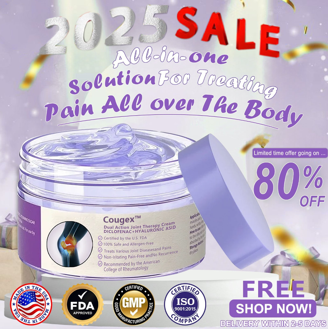 Cougex™ 7 Day Rapid Joint & Bone Therapy Cream USA Orthopedics (AAOS) Approved