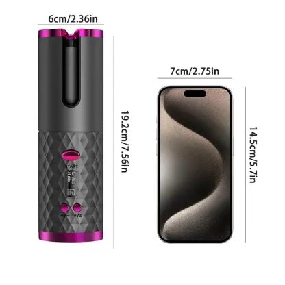 Fully Automatic Hair Curler: Portable and rechargeable tool for effortless curls.