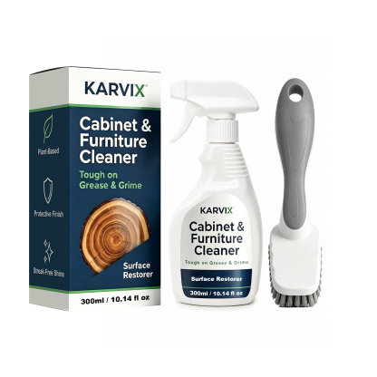 Kitchen Cabinet Cleaner, Plant Based Cleaning Solution, Safe on Paint & Wood, Safe for Daily Use, Approved by Cabinet Finish Specialists,, 32 fl oz