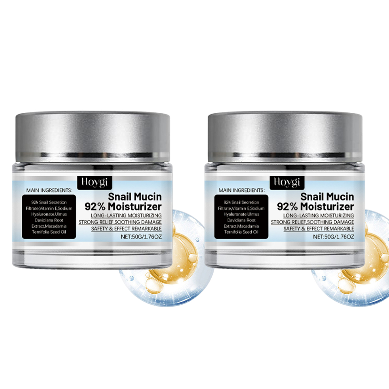 Hoygi Snail 92% Moisturizing Cream | Ultimate Hydration & Anti-Aging S