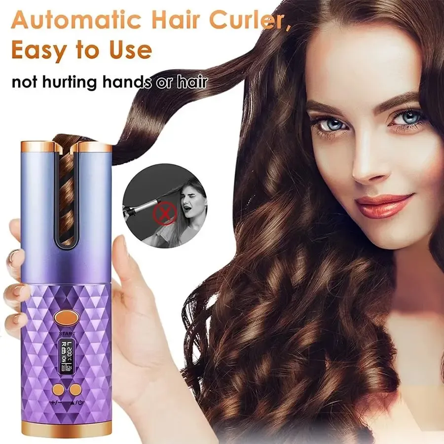 Achieve radiant, salon-quality waves with this fully automatic hair curler.