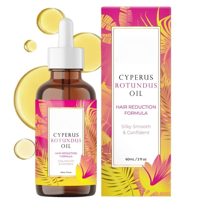 Cyperus Rotundus Hair Reduction Oil Bottle