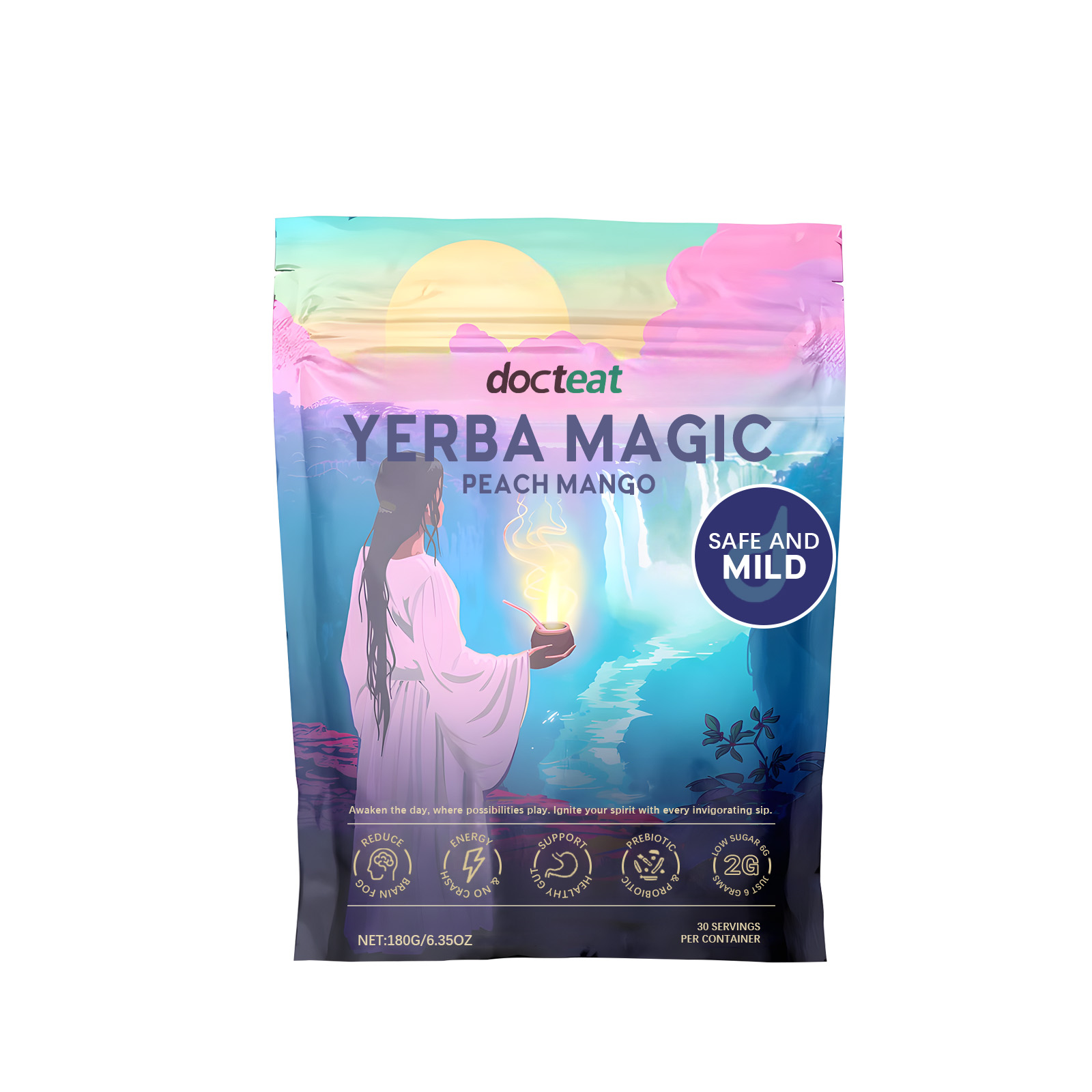 🎁 Natural Energizing Yerba Mate Powder Rich in Nutrients · Daily Wellness · Smooth Focus-CLEJOY