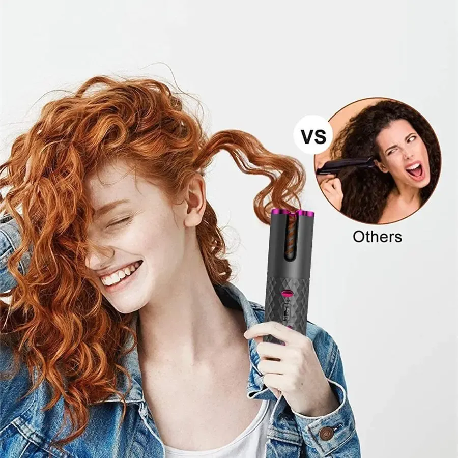 Achieve radiant, salon-quality waves with this fully automatic hair curler.