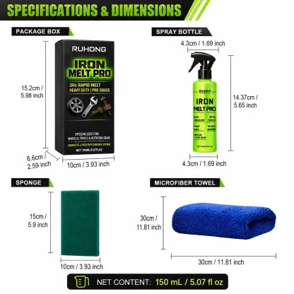 150ML Iron Remover Liquid Spray