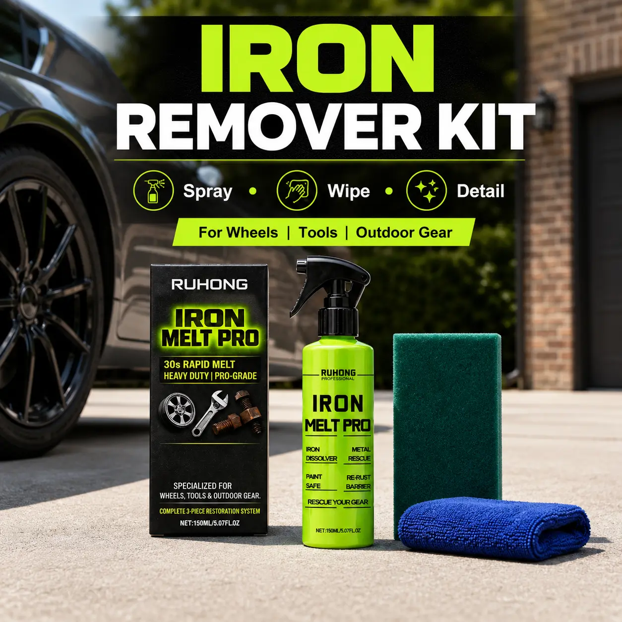 150ML Iron Remover Liquid Spray