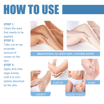 EELHOE Skin Care Cream Neck, Back, Legs, Elbows, Refreshing and Smooth, Removes Spots, Moisturizes Skin, Underarm Whitening Cream-CLEJOY