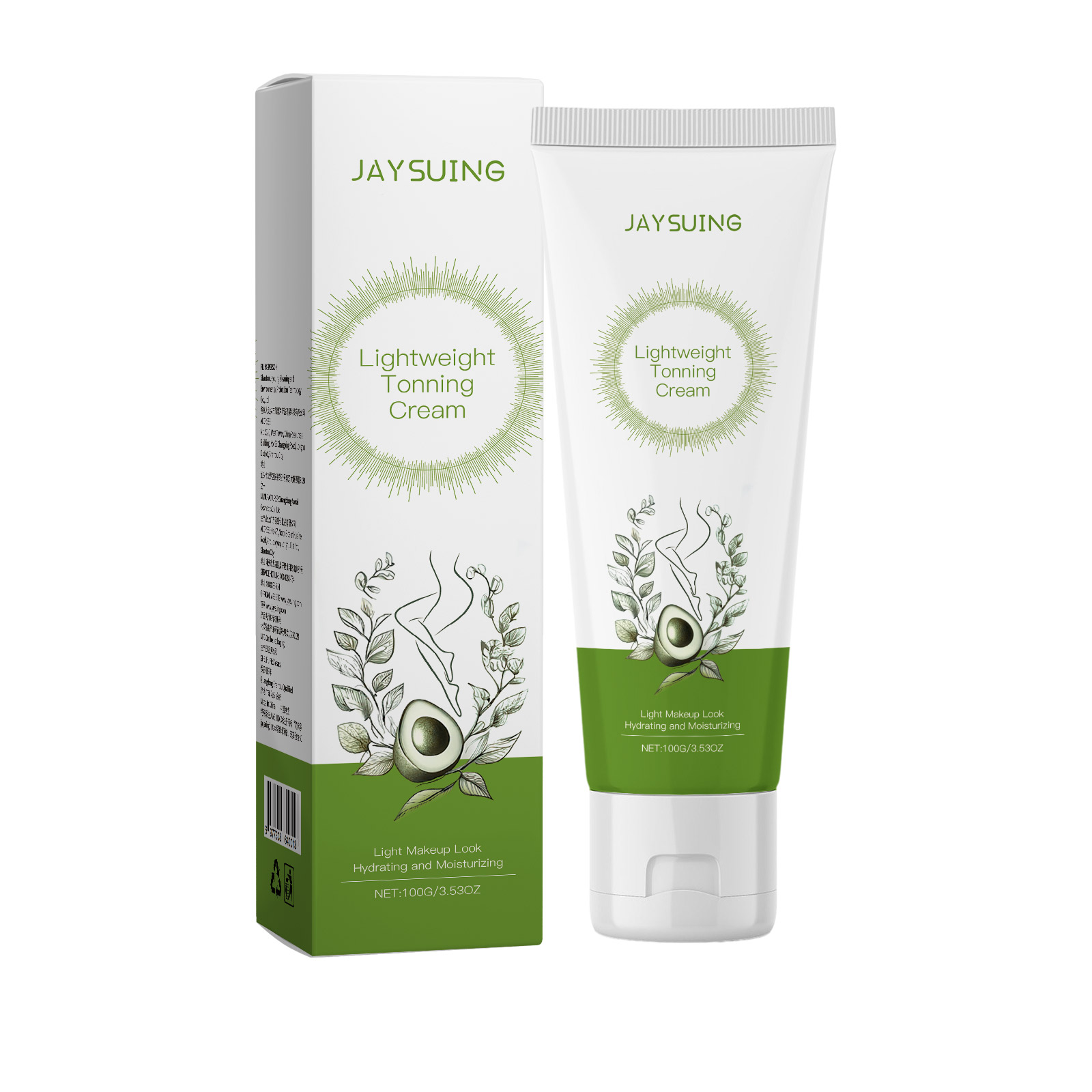 JAYSUING Lightly Translucent Cream Lightens fine lines and brightens skin Naturally moisturizing and delicately conceals blemishes-CLEJOY