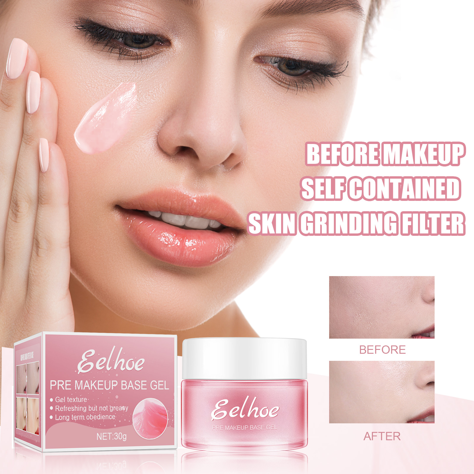 EELHOE makeup primer gel before makeup moisturizing firming skin isolation primer concealer cream