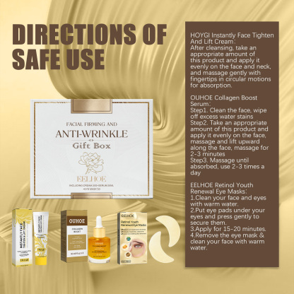 EELHOE Facial Skincare Gift Set: Moisturizing and Hydrating Facial and Eye Area Skin Nourishing Treatment Set-CLEJOY