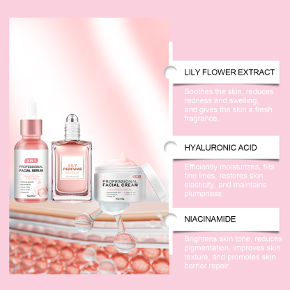 EELHOE Pink Romantic and Joyful Skincare Gift Set: Hydrating, Moisturizing, and Nourishing for Skin, Romantic Fragrance for Body Care-CLEJOY