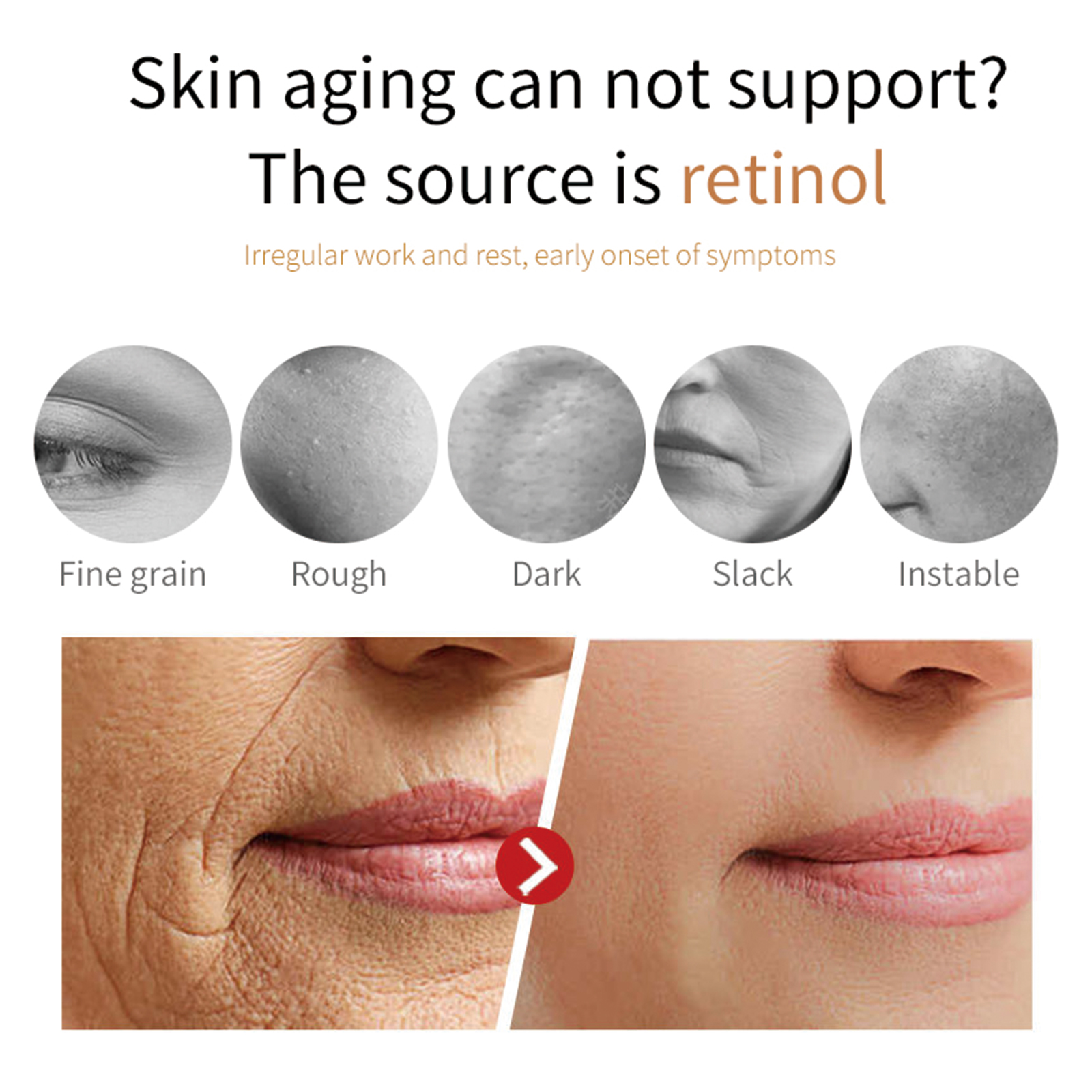 EELHOE Vitamin C Serum: Professional firming and line fix for a radiant skin finish.