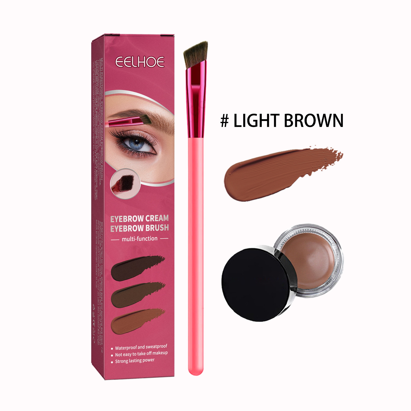 EELHOE multi-functional eyebrow brush set fills and shapes colored eyebrows smooth eyebrow makeup set-CLEJOY