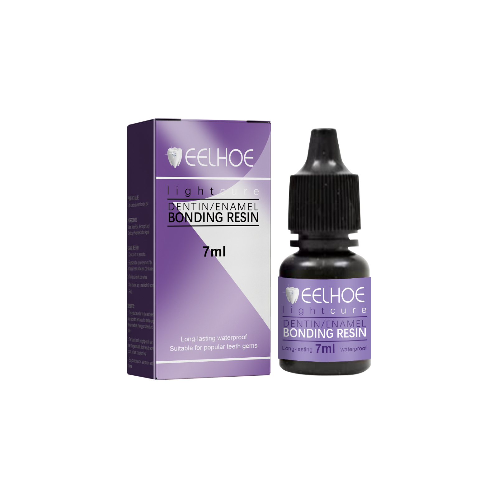 EELHOE Tooth Gem Decoration Glue DIY Fashion Jewelry Bonding Tooth Gem Light Curing Glue