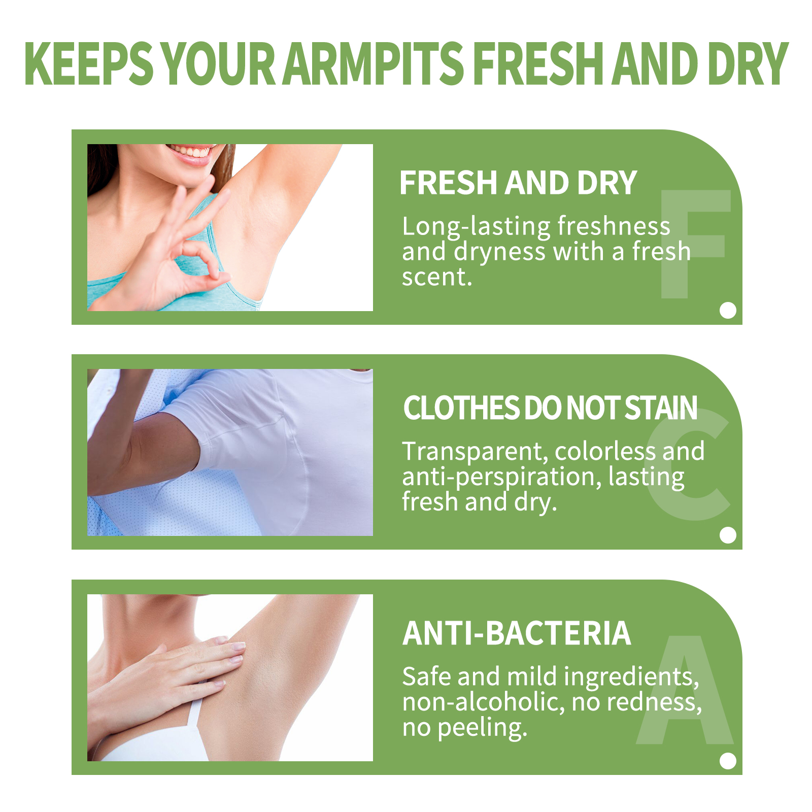 EELHOE deodorizing body odor lotion for underarm cleansing, deodorizing, and antiperspirant lotion that lasts long and is gentle and non-irritating-CLEJOY