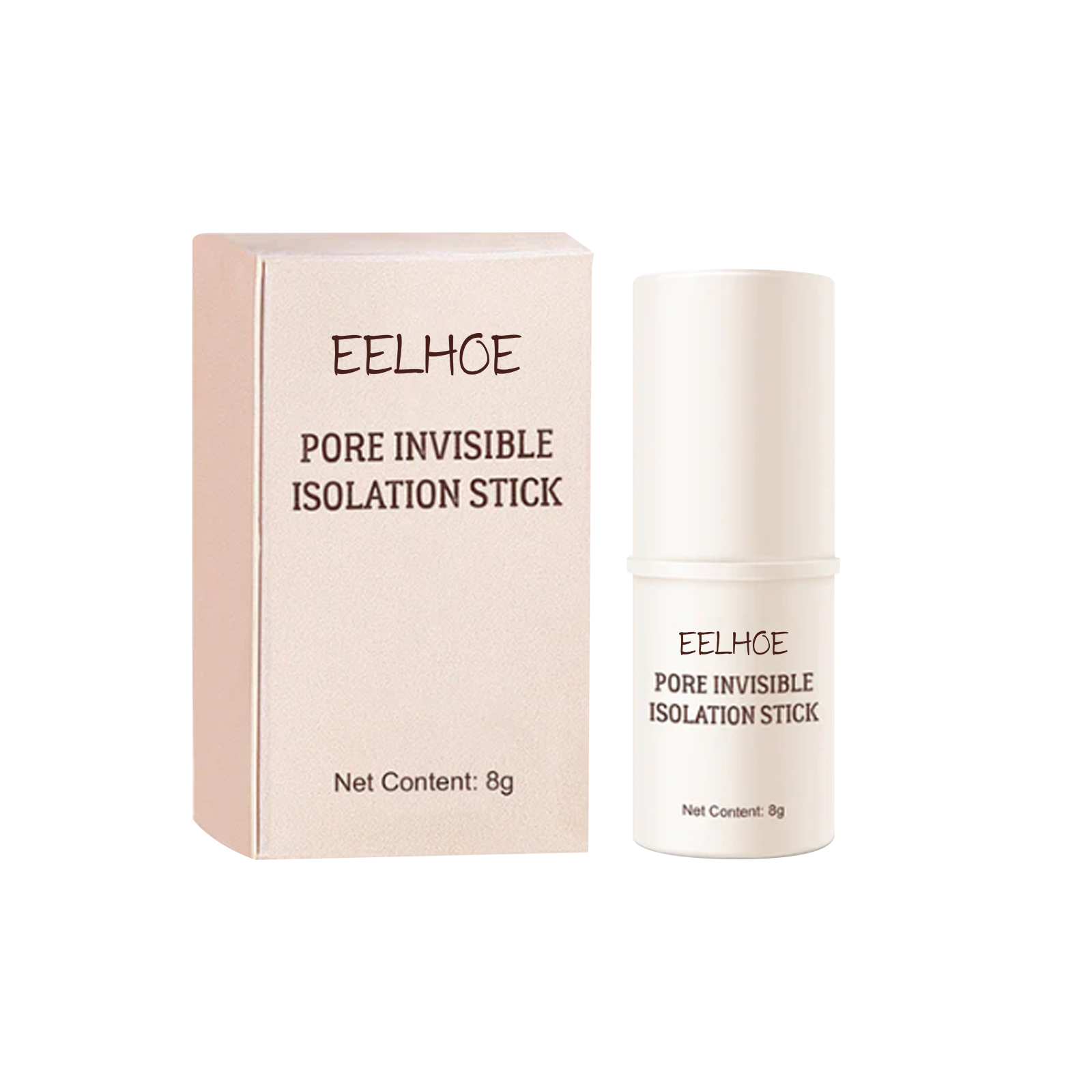 EELHOE pore isolation stick evens out skin tone, moisturizes, conceals invisible pores, is waterproof, sweat-proof, and silky smooth without makeup removal-CLEJOY