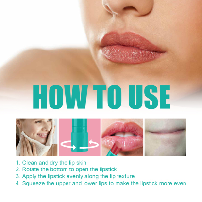 EELHOE moisturizing lip tint reduces lip lines, dryness, and dead skin, moisturizing and plumping lips with plump lip tint-CLEJOY