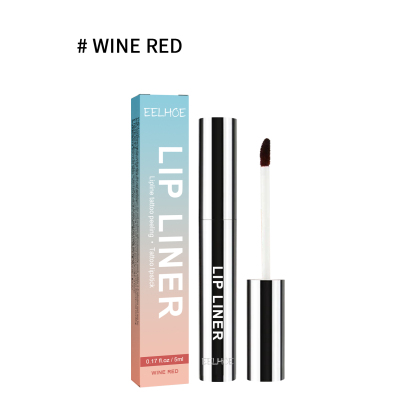 EELHOE peel-off lip liner outlines the lip shape and shows the lip color. Waterproof and non-smudge peel-off lip liner lip brush-CLEJOY