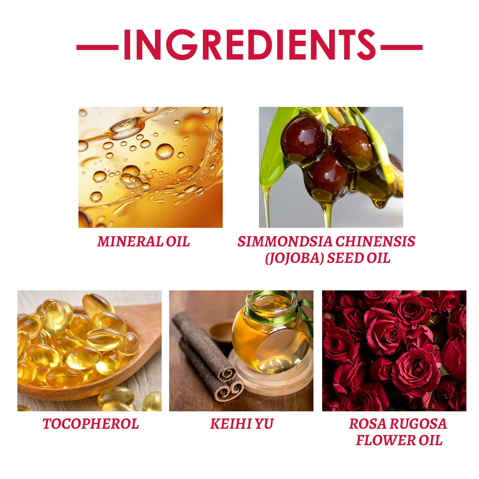 EELHOE Rosehip Facial Oil Facial Body Moisturizing Skin Care Softening Hair Massage Oil