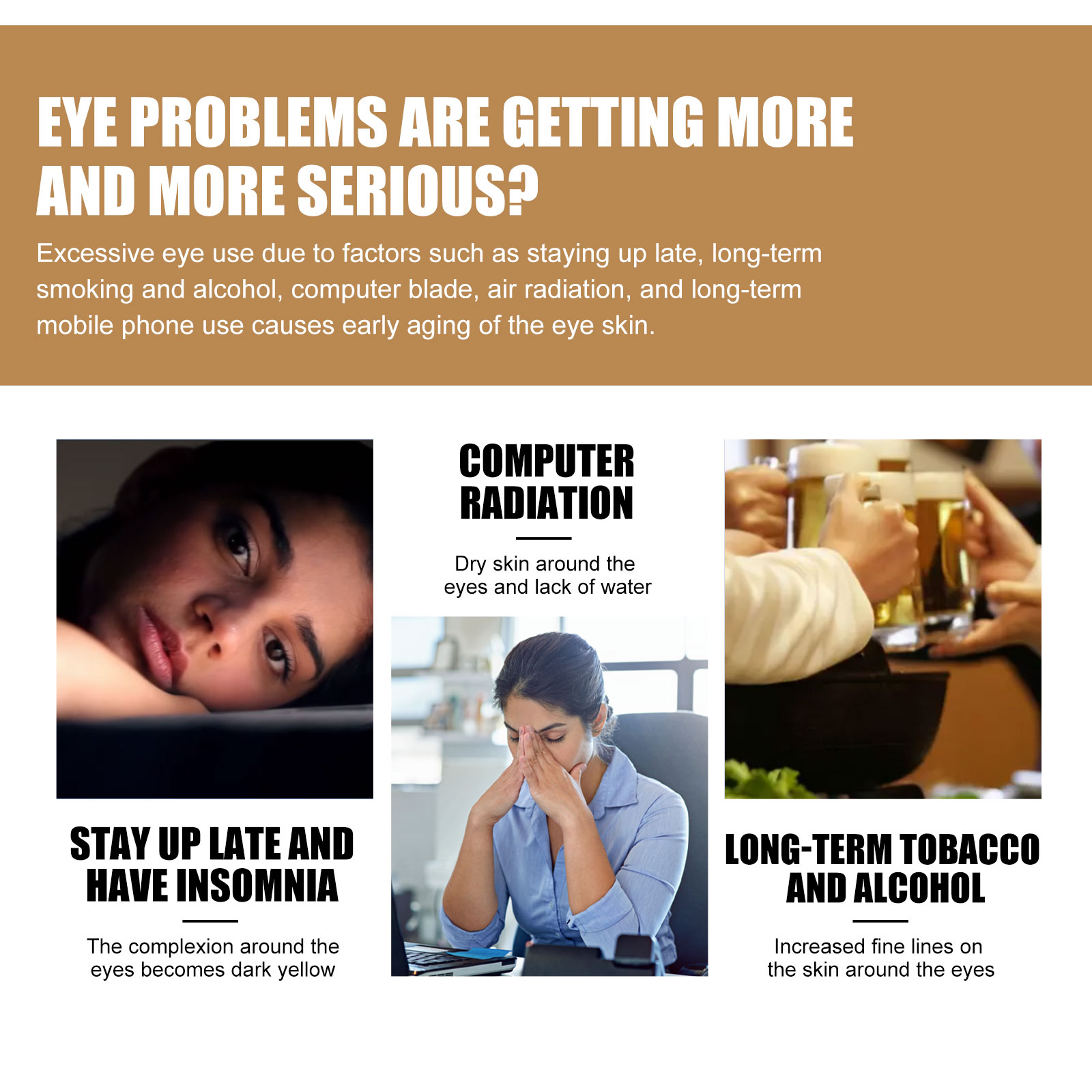 EELHOE Eye Cream Stick: Professional lift and dark fix for a radiant eye finish.