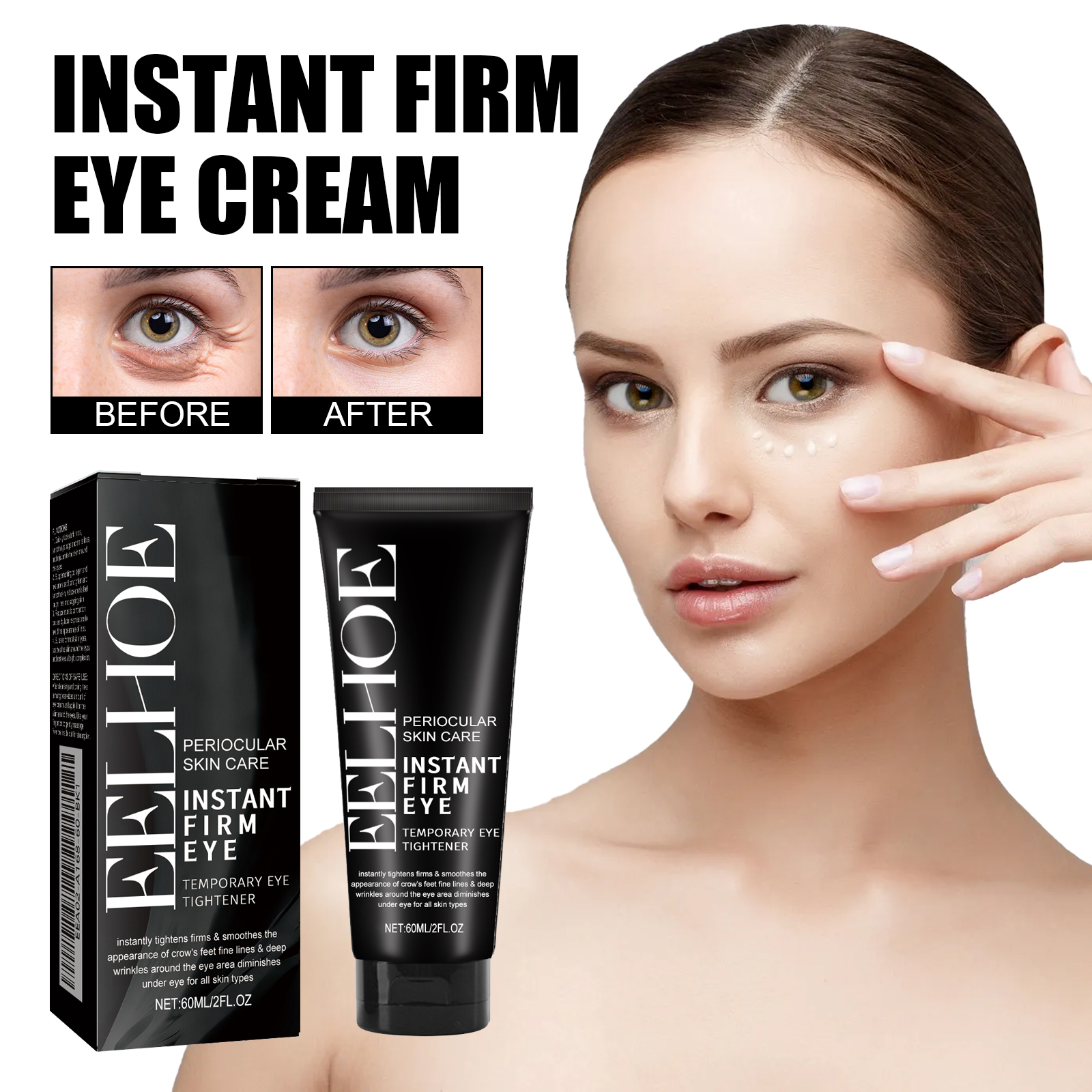 EELHOE Eye Firming Lifting Cream Lightens fine lines and wrinkles, tightens and moisturizes the skin, replenishes moisture and fights wrinkles-CLEJOY