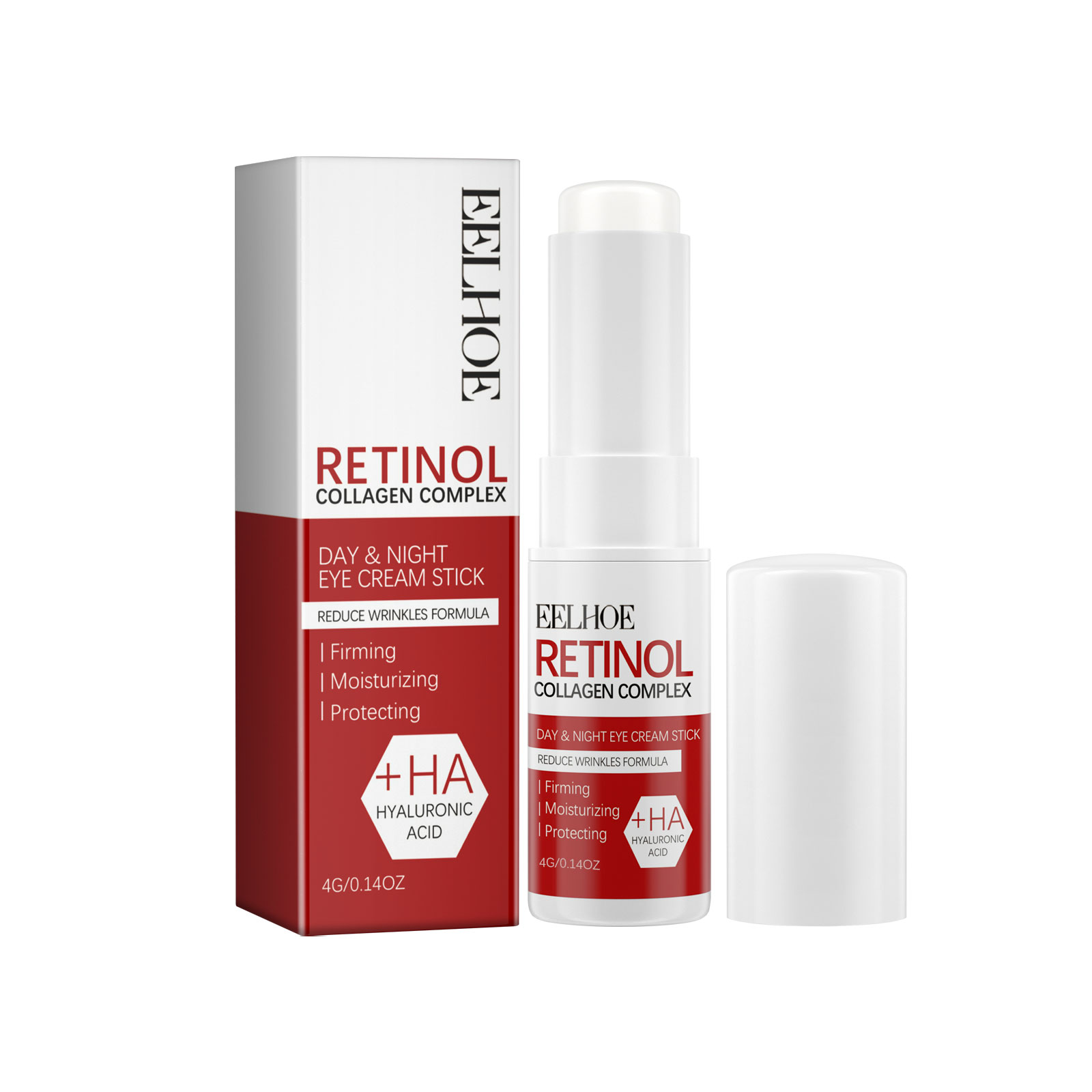 EELHOE Retinol Eye Cream Stick reduces fine lines, eye bags, dark circles, hydrating, and firming the skin around the eyes-CLEJOY