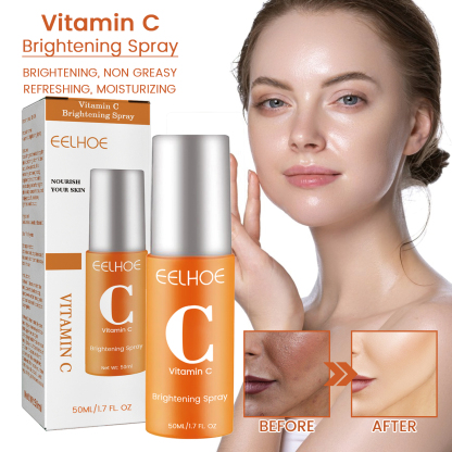EELHOE Vitamin C Moisturizing Spray Hydrates and Nourishes the Skin, Lightens Acne and Spots, Rejuvenates and Whitens-CLEJOY
