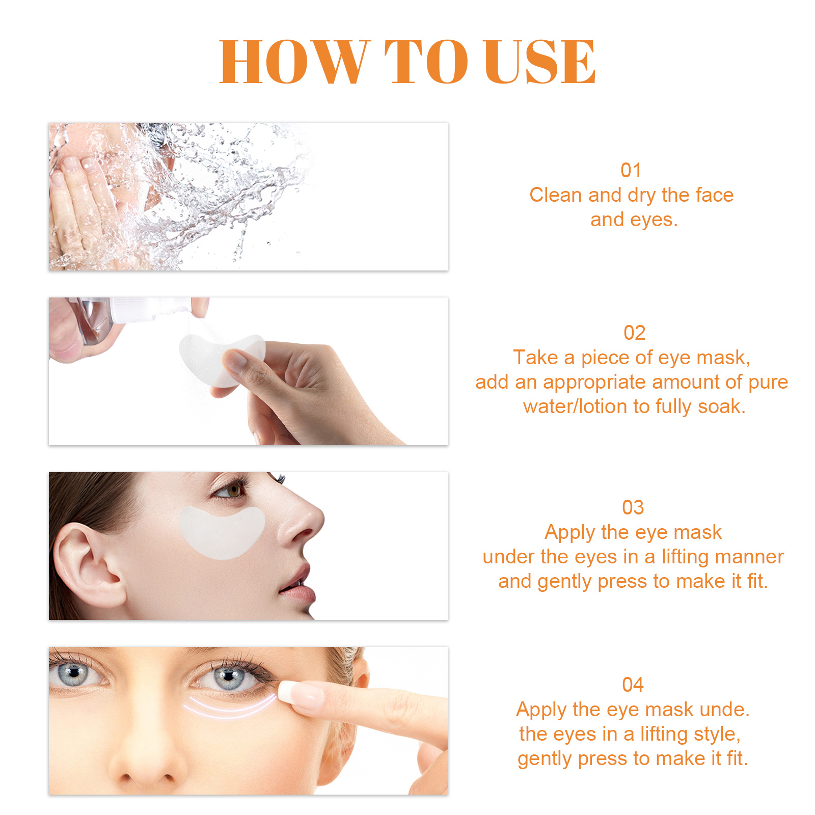 EELHOE collagen eye mask collagen essence soft skin lifting elastic crystal eye mask