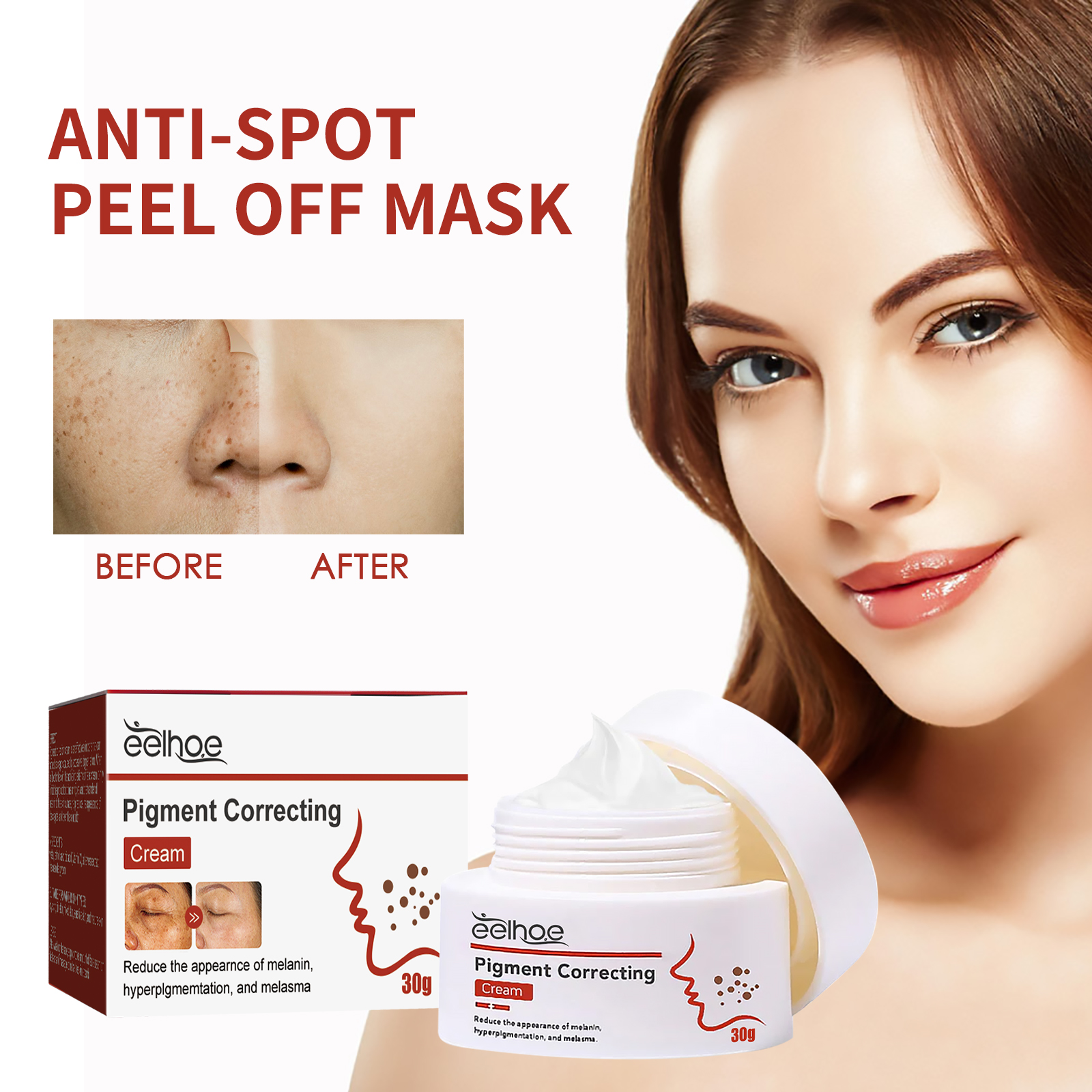 EELHOE pigment repair cream moisturizing and fading freckles, dark spots, chloasma and melanin beauty cream-CLEJOY