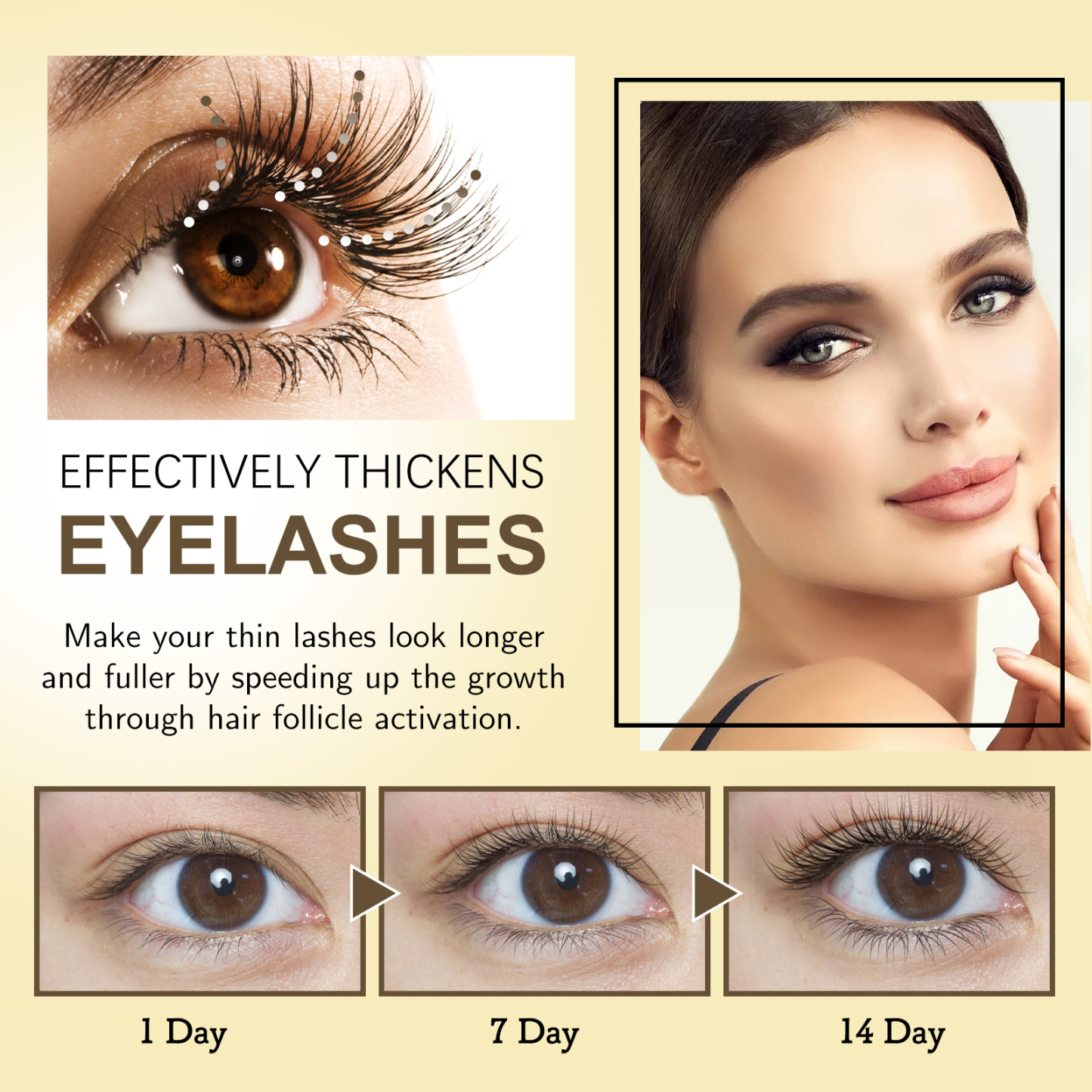 EELHOE mascara, gentle and traceless, long and curled eyelashes, beautiful mascara, moisturizing eyebrows, black and thick-CLEJOY