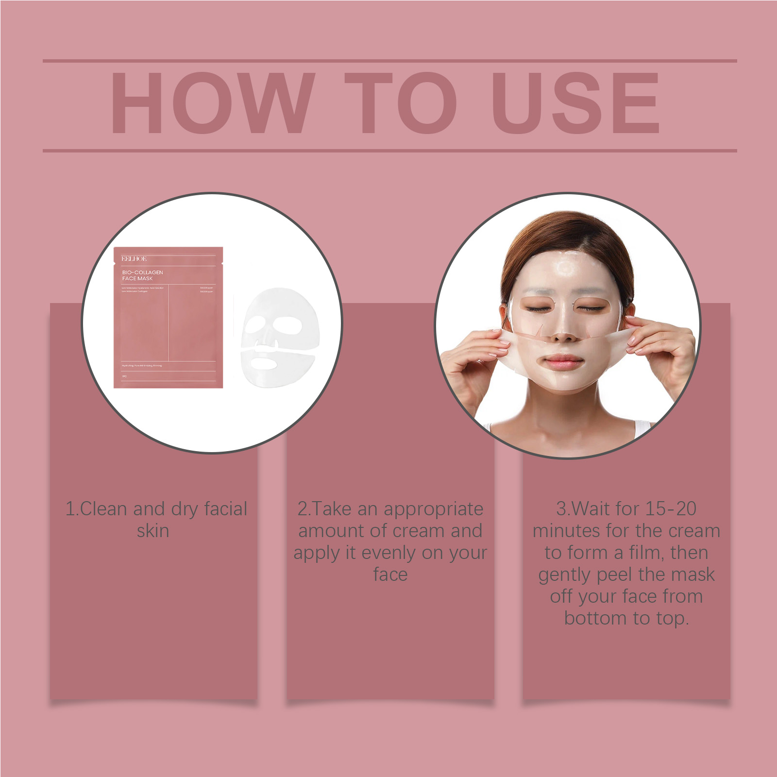 EELHOE Collagen Deep Hydration Mask 4pieces 