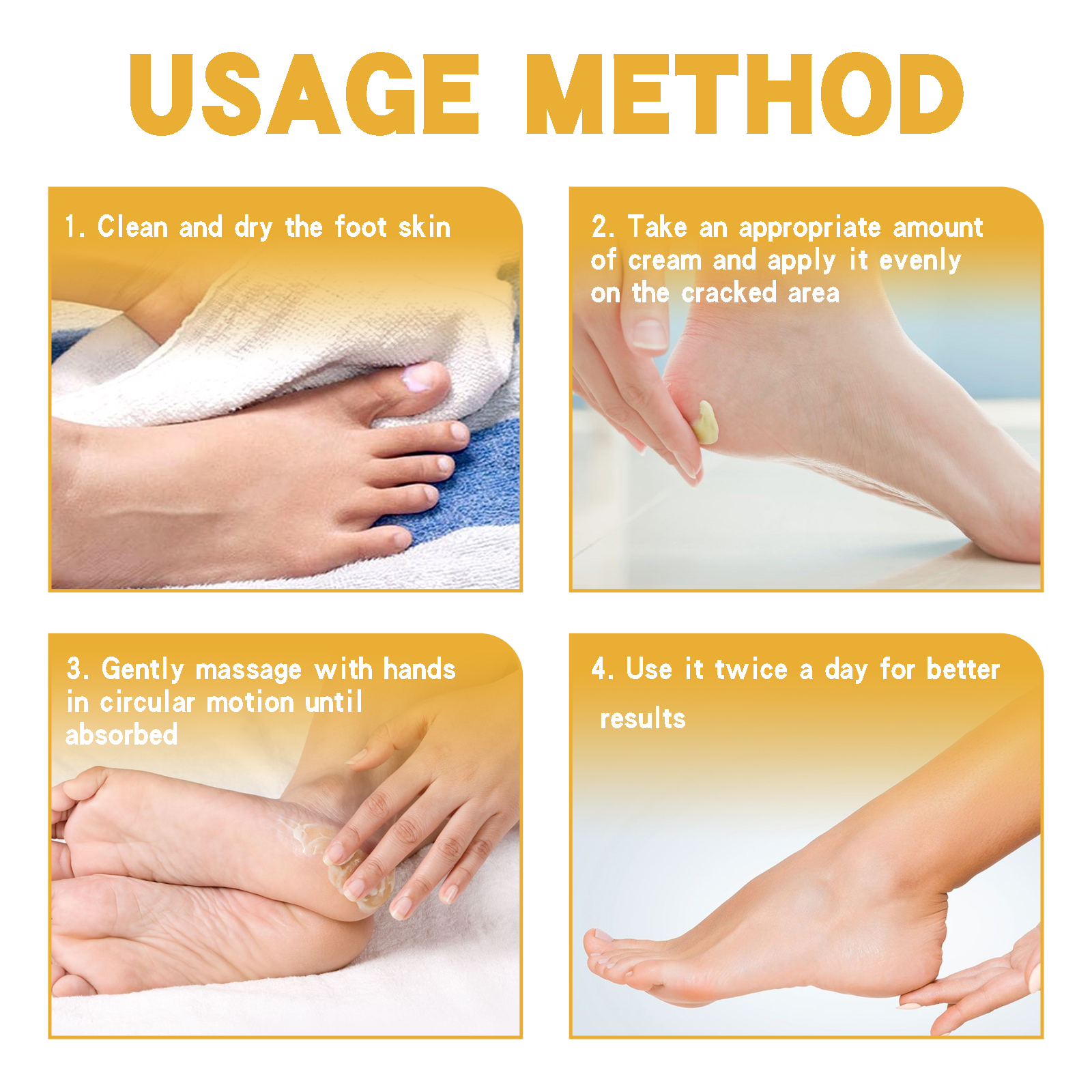 EELHOE Soothing and chapped foot cream foot care heel moisturizing anti-drying and peeling chapped repair foot cream-CLEJOY