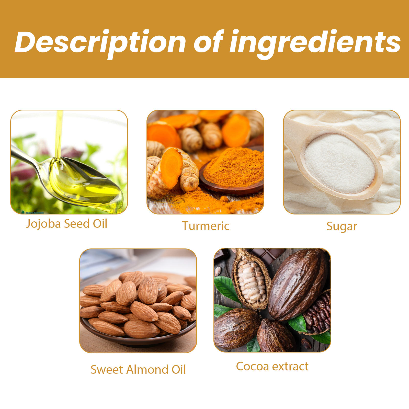 EELHOE Turmeric Body Scrub Lightens acne marks, moisturizes, smoothes and rejuvenates the skin, cleanses the body exfoliating scrub-CLEJOY