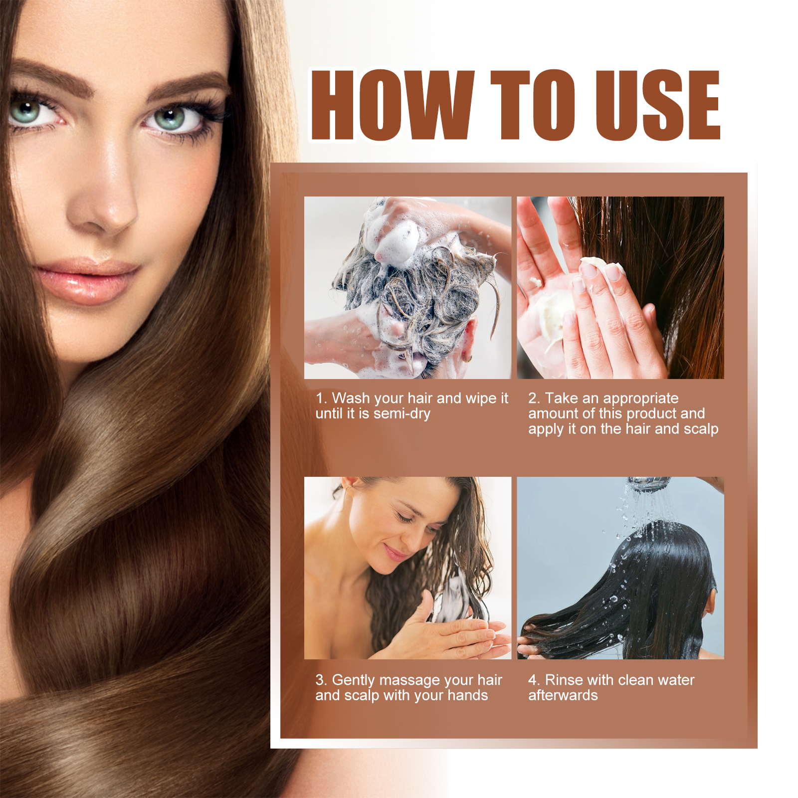 EELHOE Batana Oil Conditioner nourishes and moisturizes to improve dry, frizzy, smooth and fluffy hair care-CLEJOY