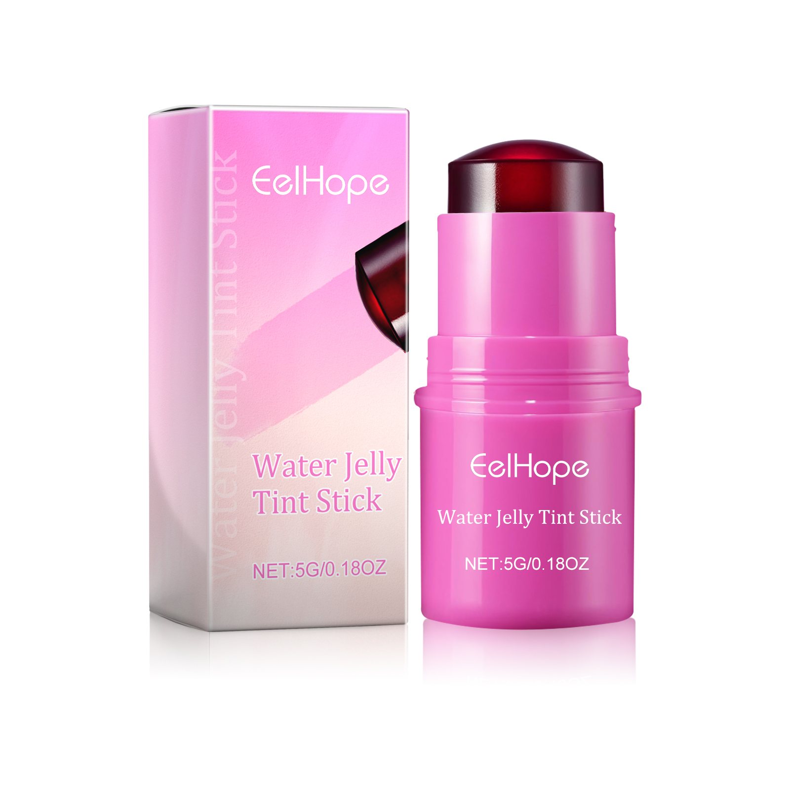 Eelhope blush lip gloss stick blush white natural long-lasting lip matte moisturizing lip gloss makeup combination-CLEJOY