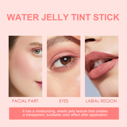 EELHOE Fruit Jelly Blush Lip Gloss Stick Lazy Contouring Even Skin Tone Brightens Color Easy to Apply Lip Gloss Stick-CLEJOY