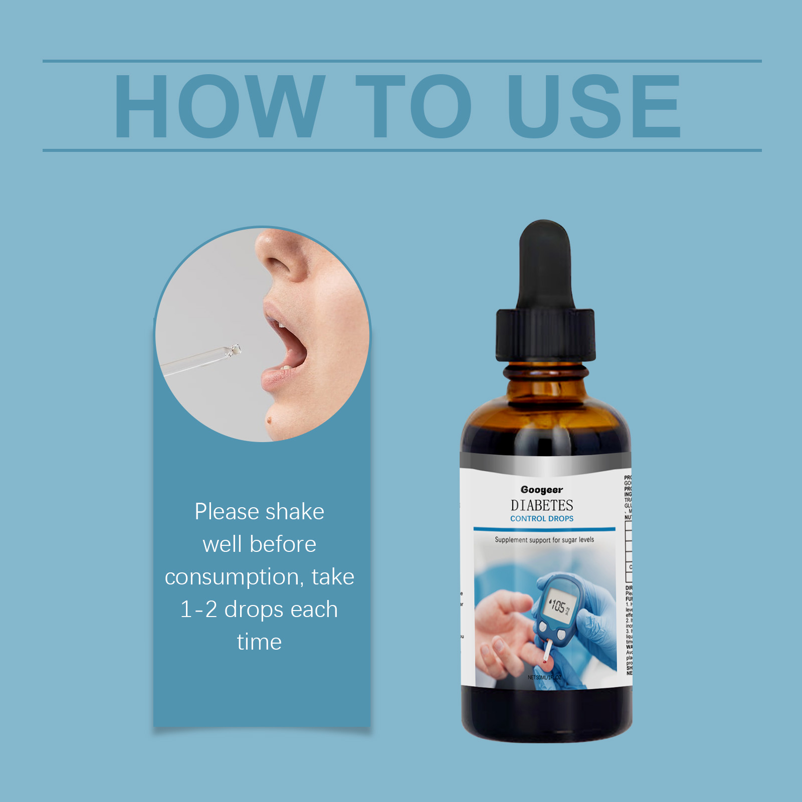 Googeer Diabetes Control Drops - Body Therapy