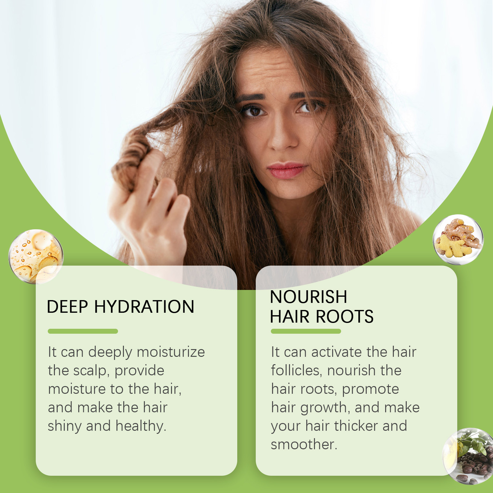 Hoegoa Battana Hair Oil - Hair Care Oil, Nourishing and Strengthening Hair Roots