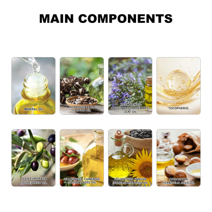 Hoegoa Purple Hair Oil Capsules for Dry, Tangled, and Dandruff-Relief Hair