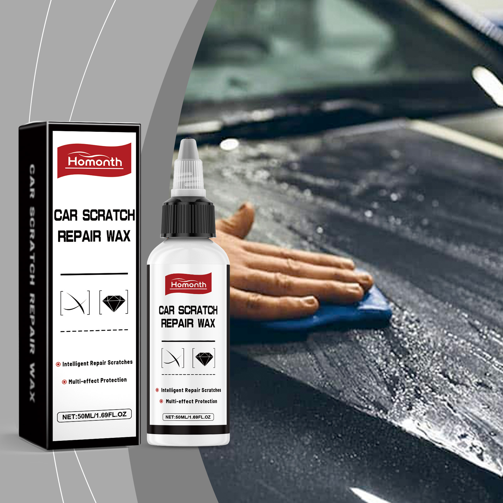 🚐Car Scratch Repair Nano Wax Paint Care set