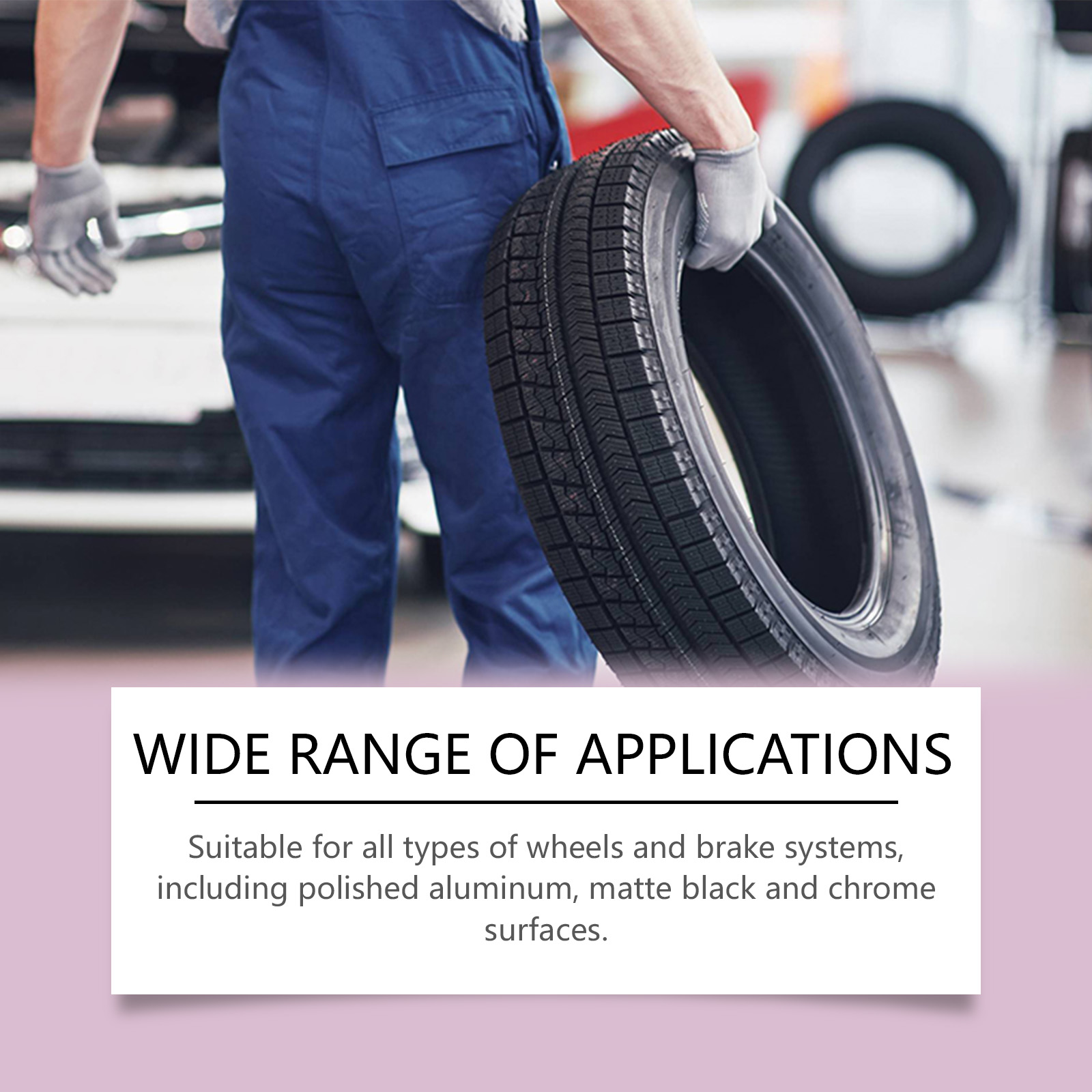 🚜Heavy-duty wheel cleaning set