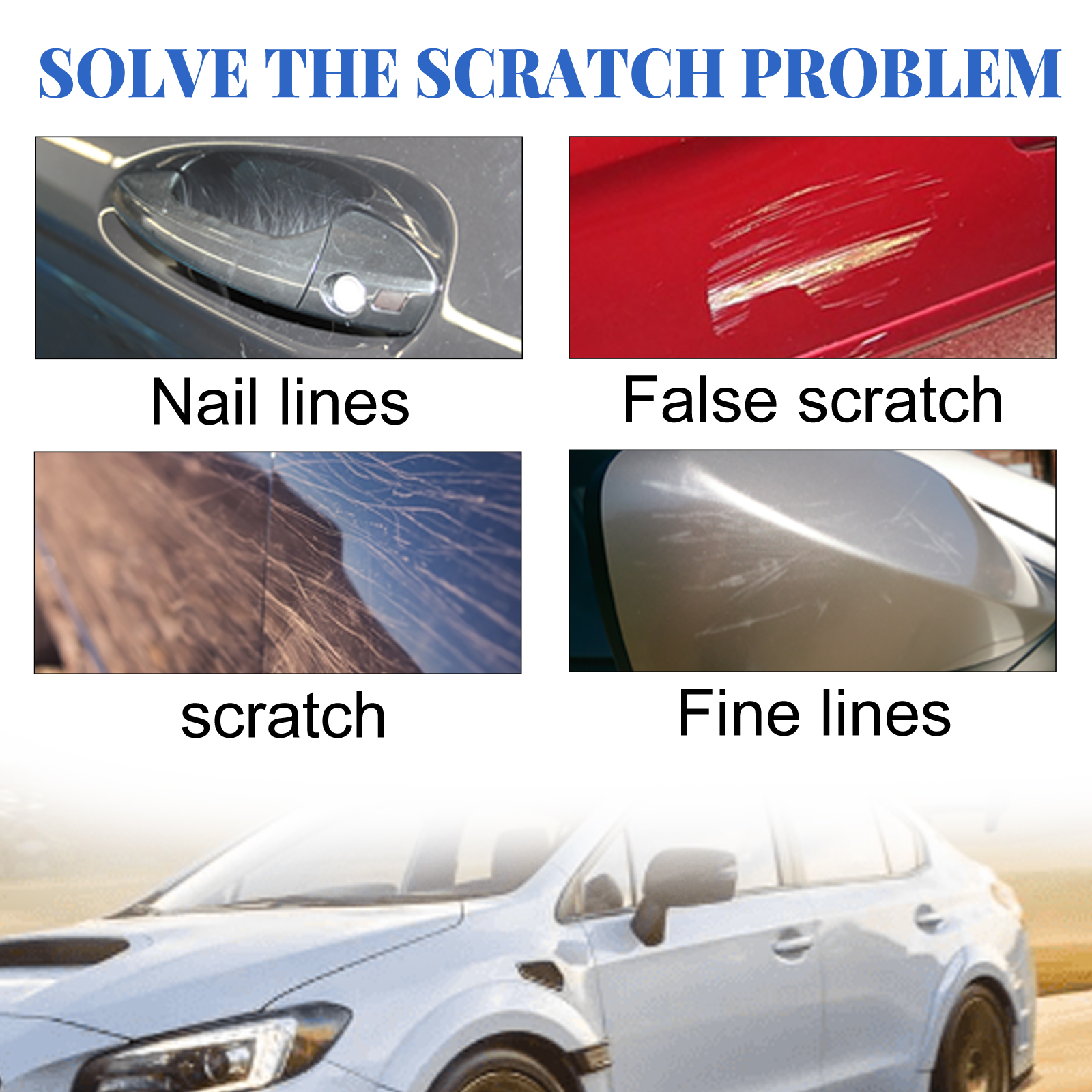 Homonth car scratch wax car paint scratch repair cleaning polishing renovation maintenance kit