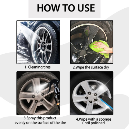 Homonth car coating agent car tire steel rim brightening polish durable maintenance decontamination cleaning brightener-CLEJOY