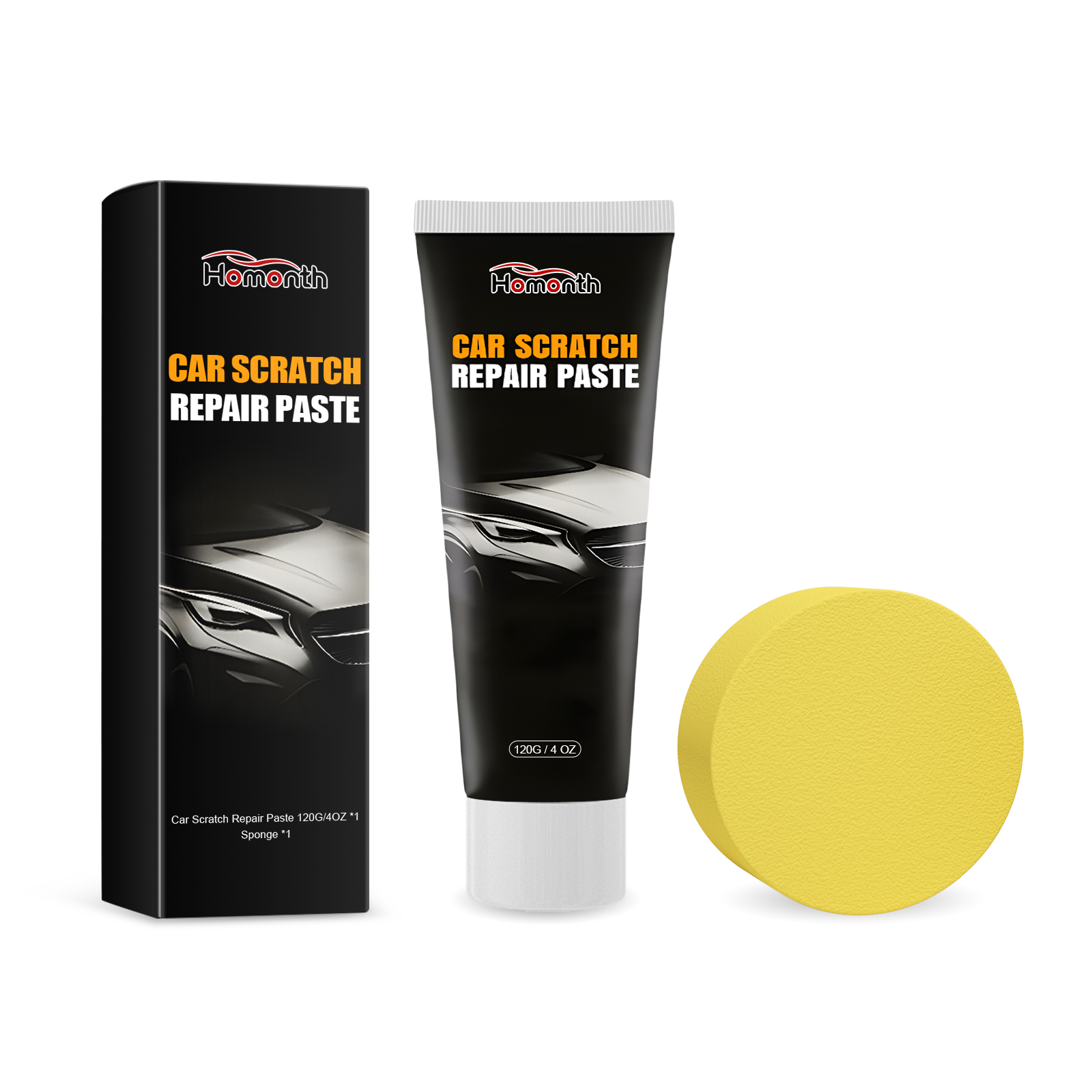 Homonth car scratch repair cream car paint scratch deep repair paint polishing renovation cream