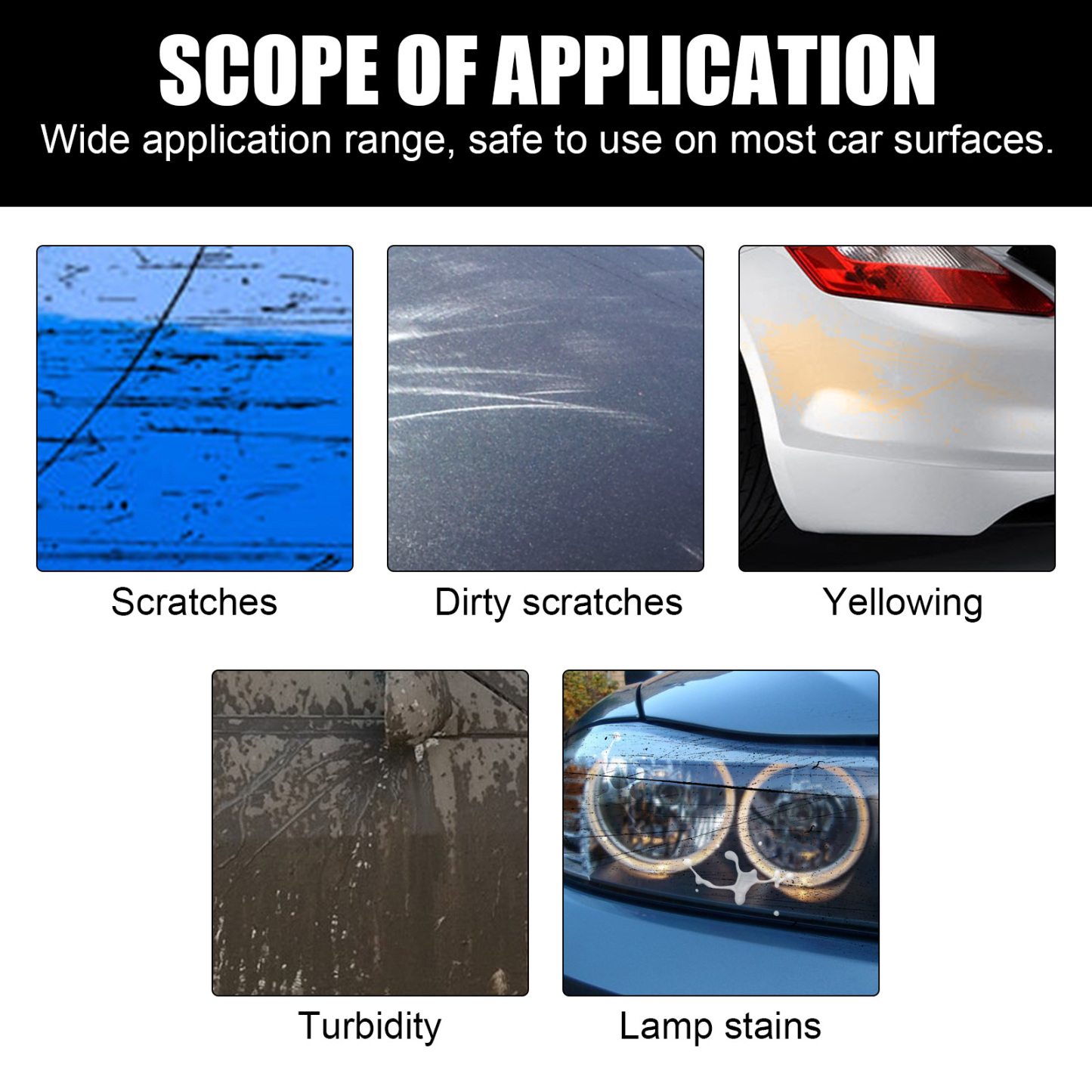 Homonth car scratch repair cream car paint scratch deep repair paint polishing renovation cream