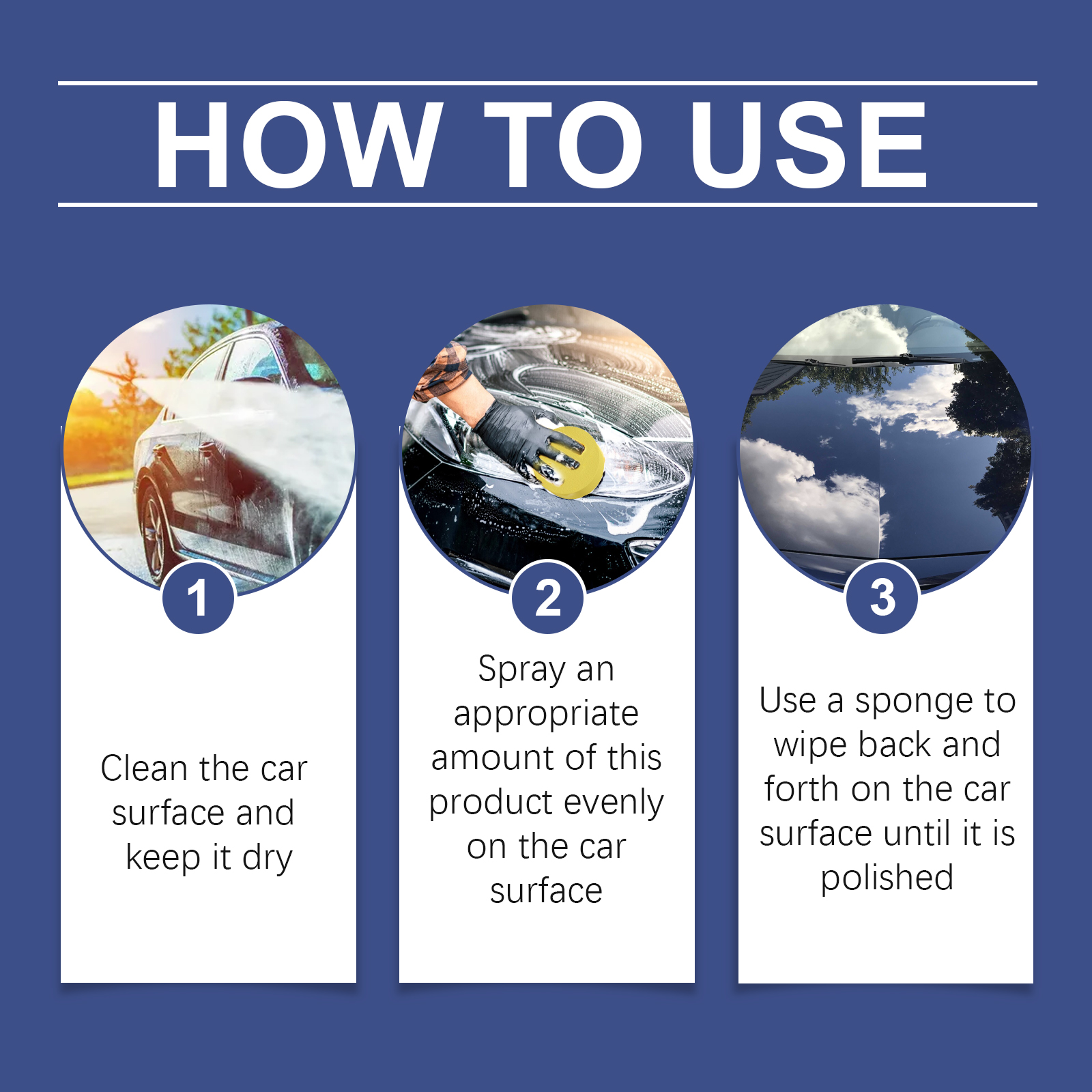 Homonth car coating agent protects car paint, improves gloss, prevents dirt, cleans and renovates car coating agent-CLEJOY