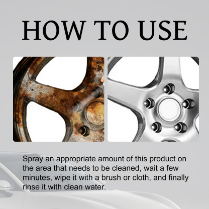 Homonth wheel iron powder rust remover car paint tire rust rust removal polishing cleaning detergent